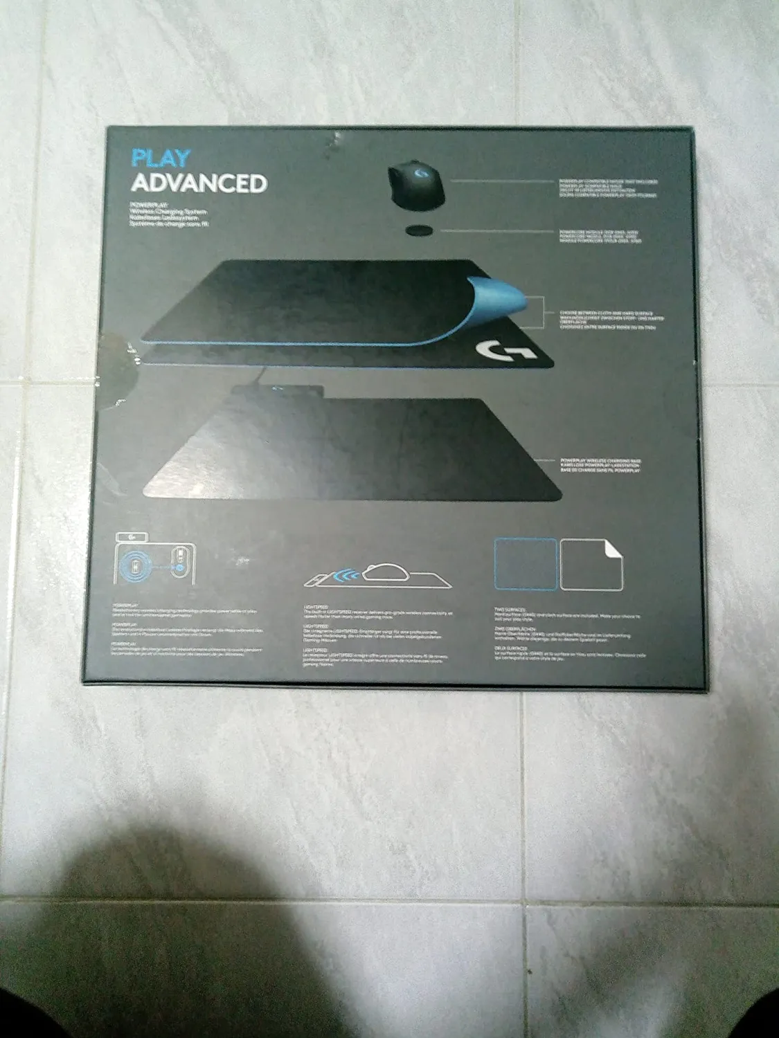 Logitech G POWERPLAY Tappetino Mouse Ricarica Wireless 275x300 mm