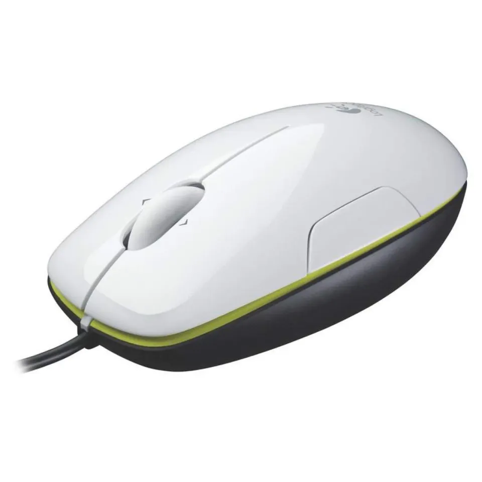 Logitech M150 mouse con filo bianco laser