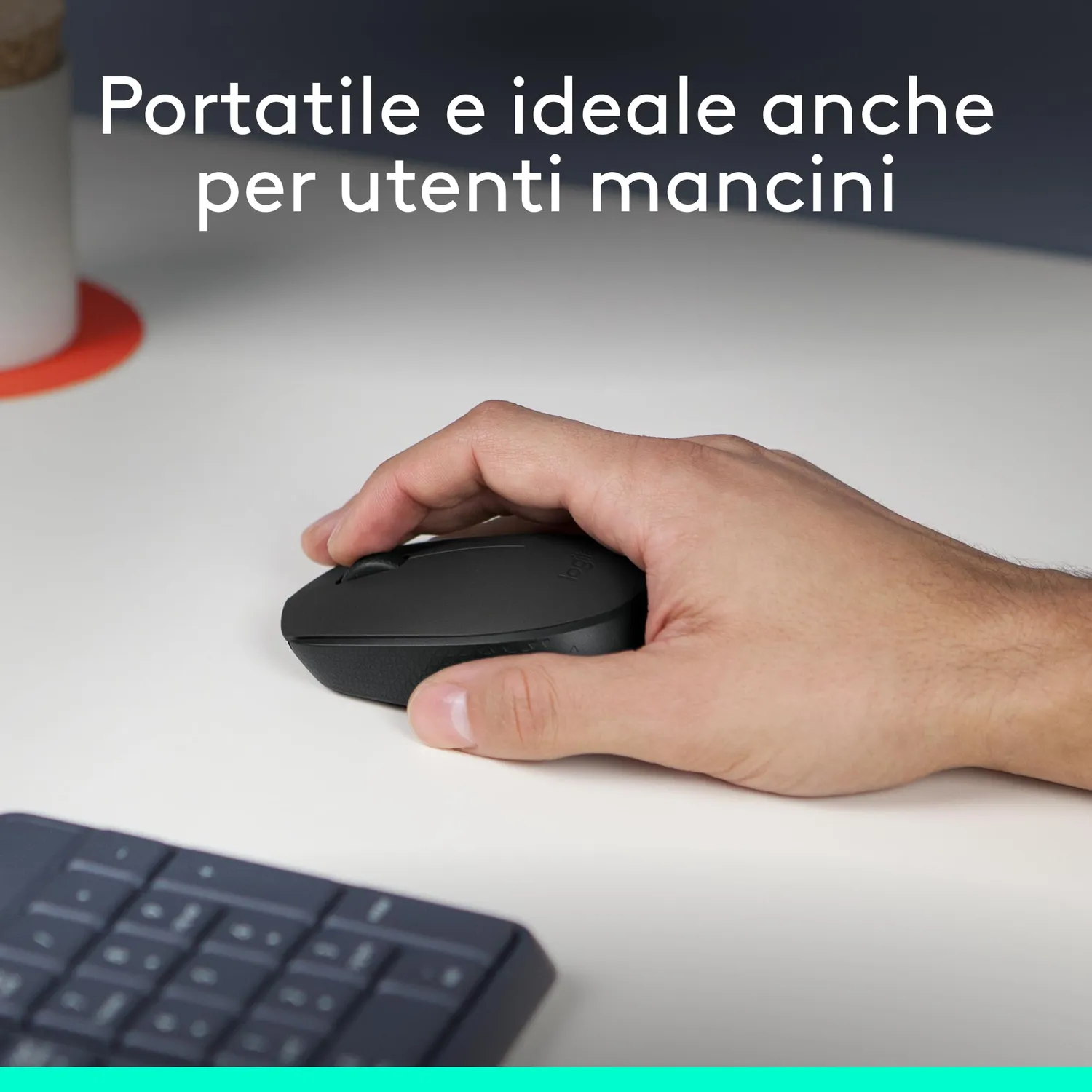 Logitech M171 mouse wireless nero 2,4 GHz ambidestro
