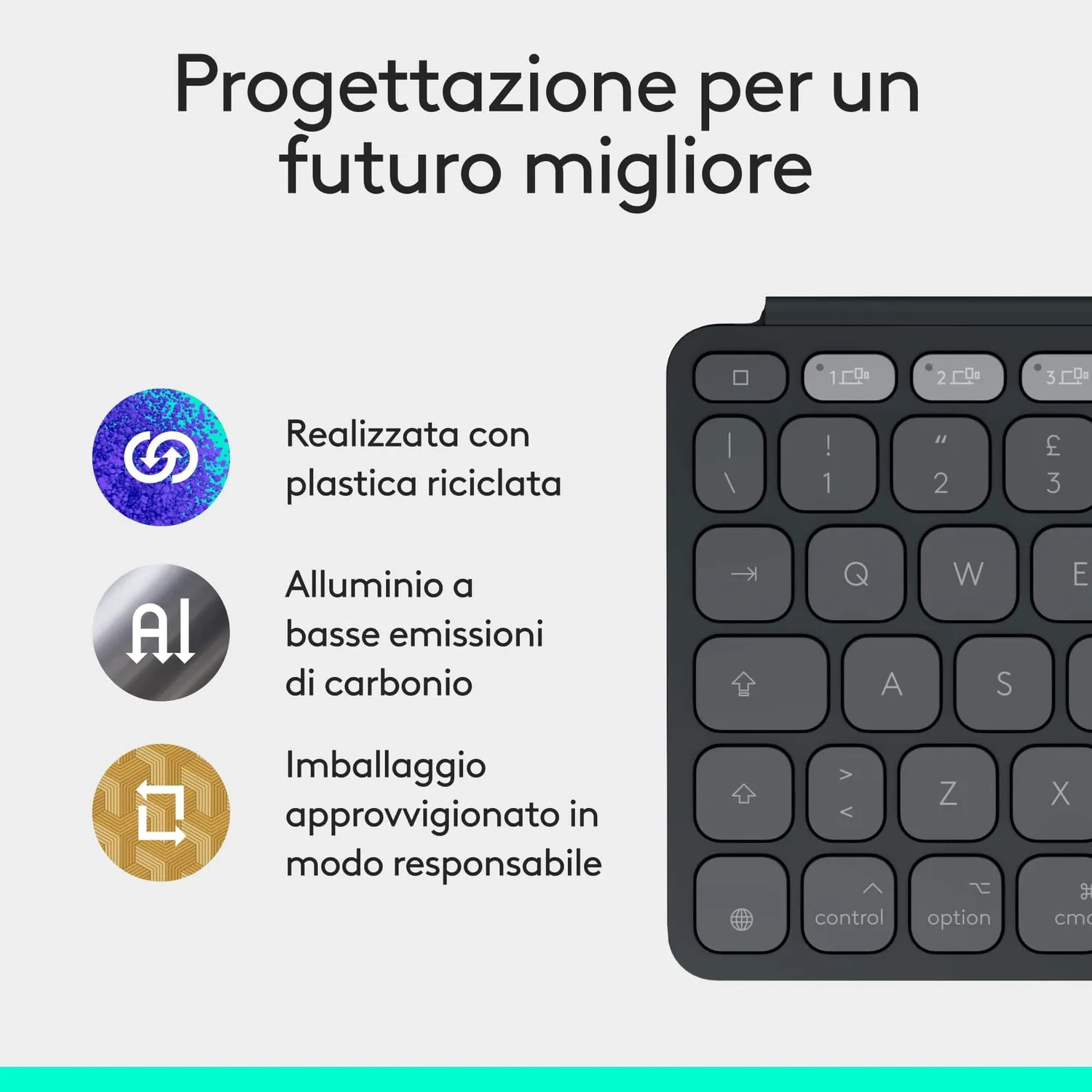 Logitech Keys-To-Go 2 tastiera wireless iPad ITA nero