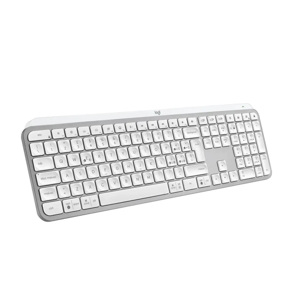 Logitech MX Keys S tastiera wireless grigio chiaro ITA