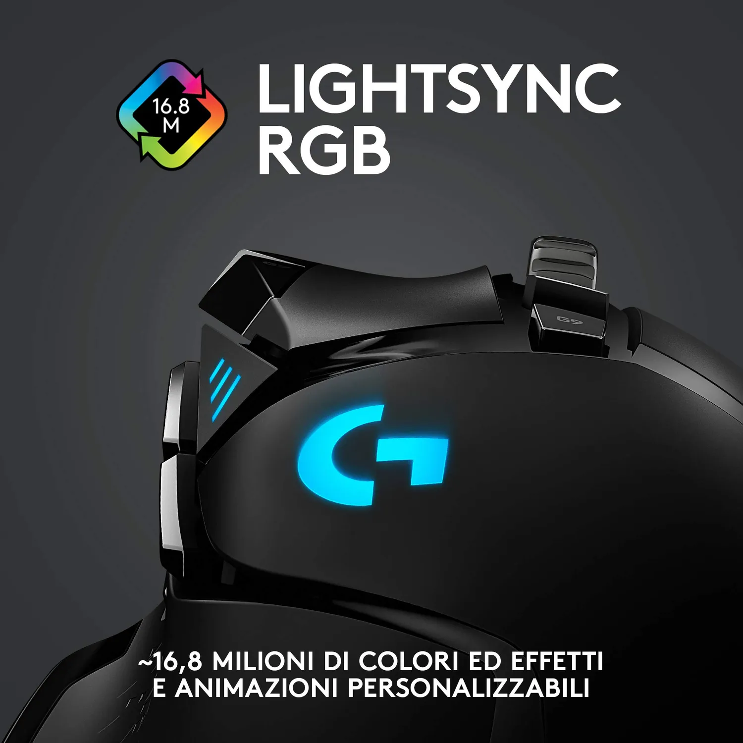 Logitech G G502 Lightspeed mouse gaming wireless 25K