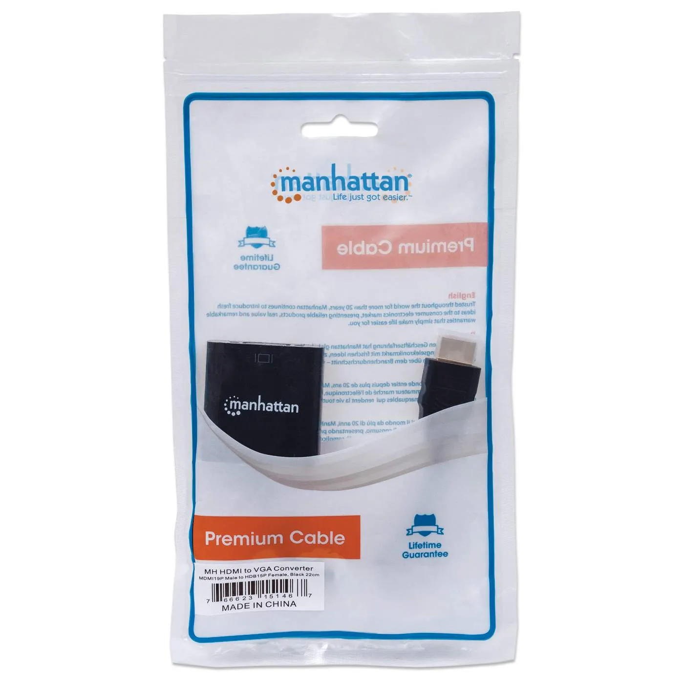 Manhattan HDMI a VGA Convertitore Adattatore 1080p