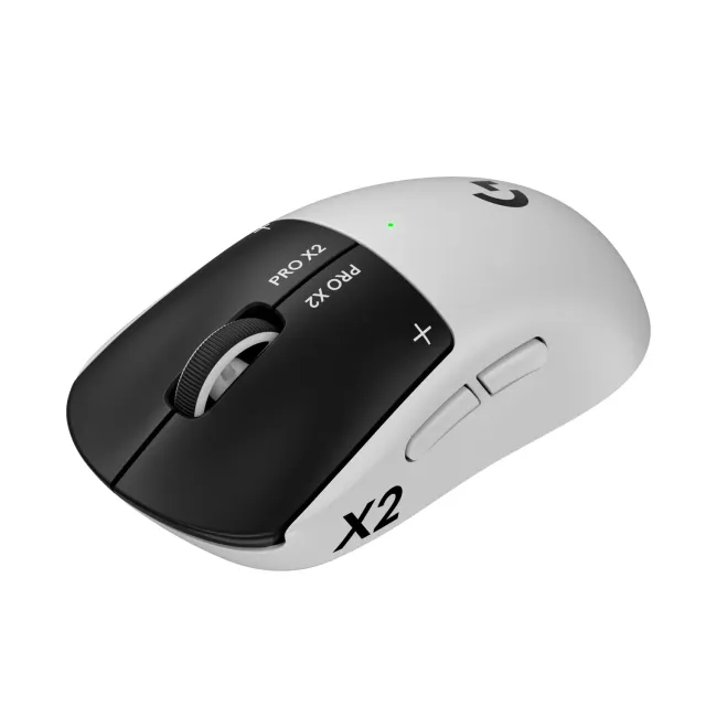 Logitech G PRO X2 SUPERSTRIKE mouse gaming wireless bianco 44K DPI