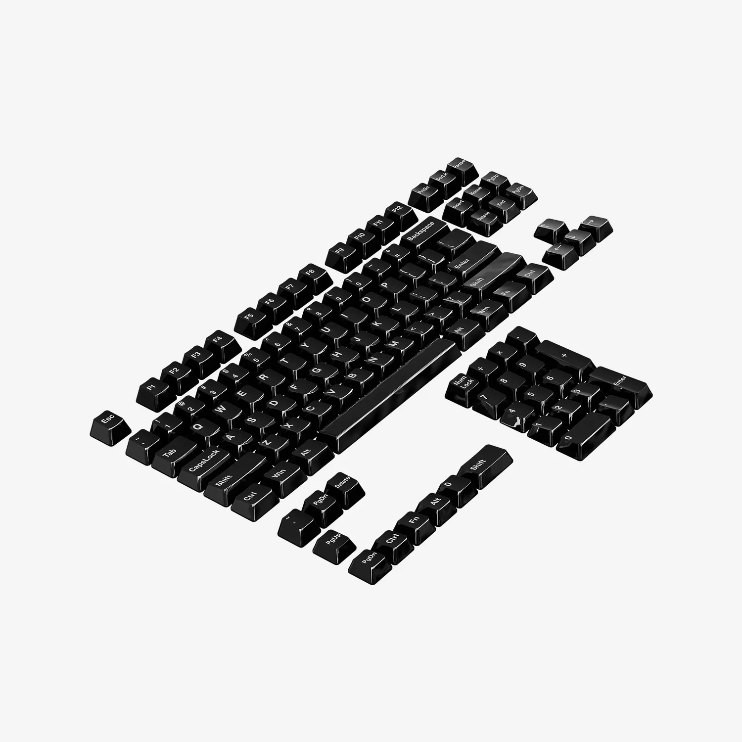 Cerakey Full Set V2 Black keycap ceramica 113 tasti legende