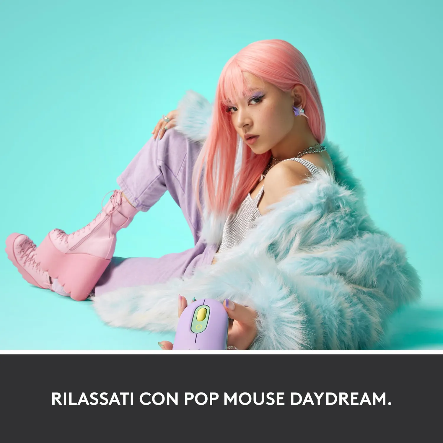Logitech POP Mouse wireless Daydream silenzioso