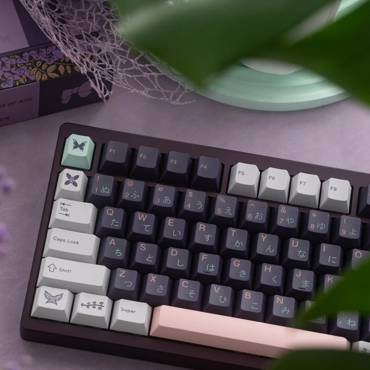 KBS Butterfly Girl keycap PBT Cherry Base anime