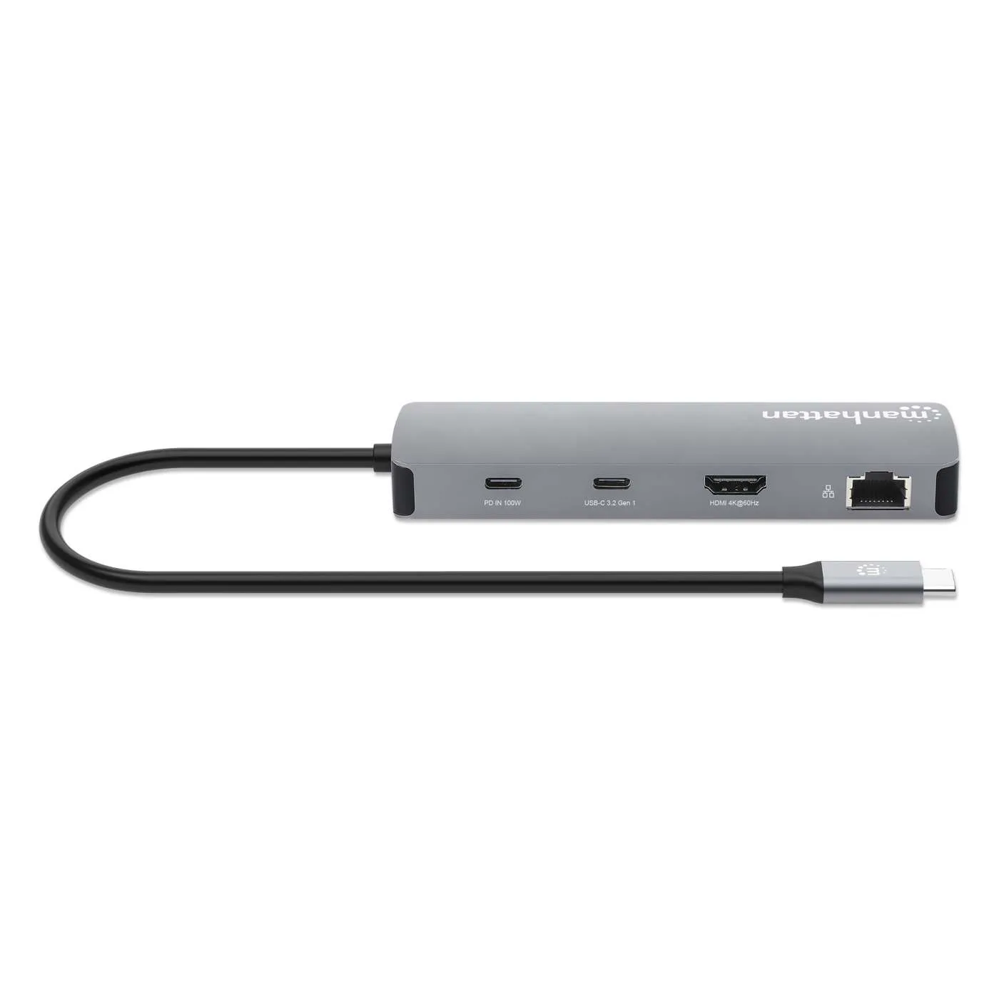 Manhattan Docking Station USB-C 9-in-1 HDMI 4K 100W