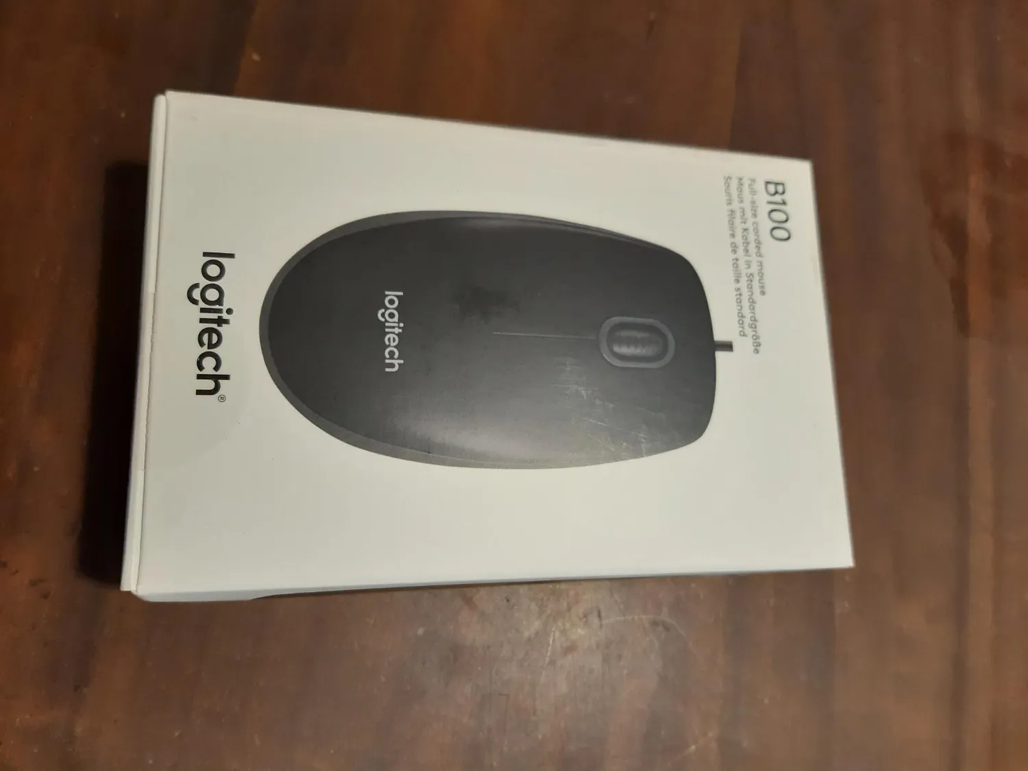 Logitech B100 mouse cablato USB 800 DPI nero