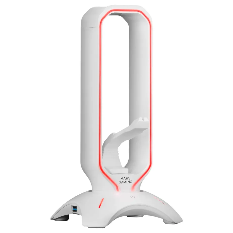 Mars Gaming MHHPRO supporto cuffie gaming bianco RGB