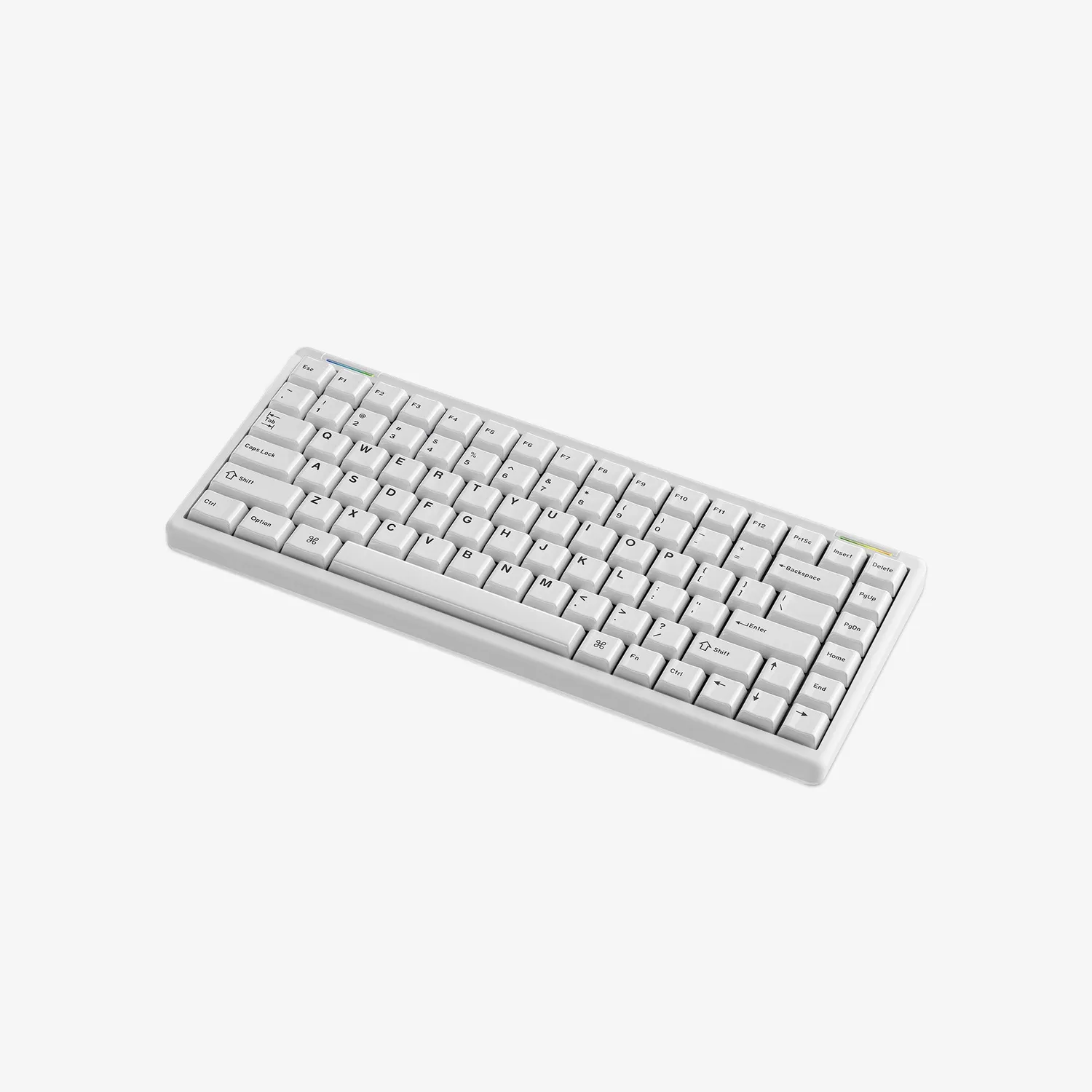Cerakey Zen75 tastiera low-profile ceramica case bianco