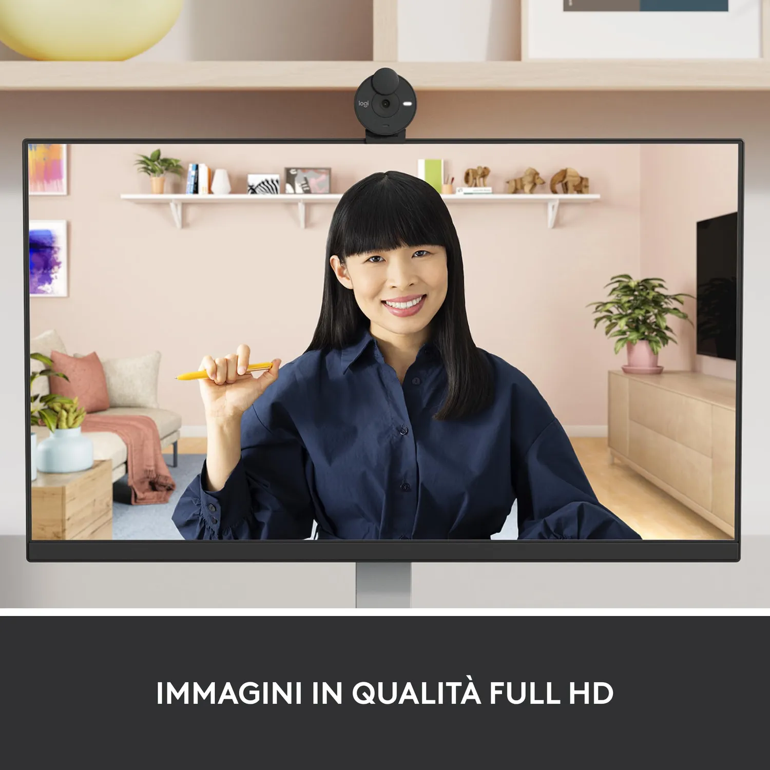 Logitech Brio 305 webcam Full HD USB-C con otturatore