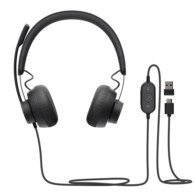 Logitech Zone 750 cuffie on-ear USB-C con microfono