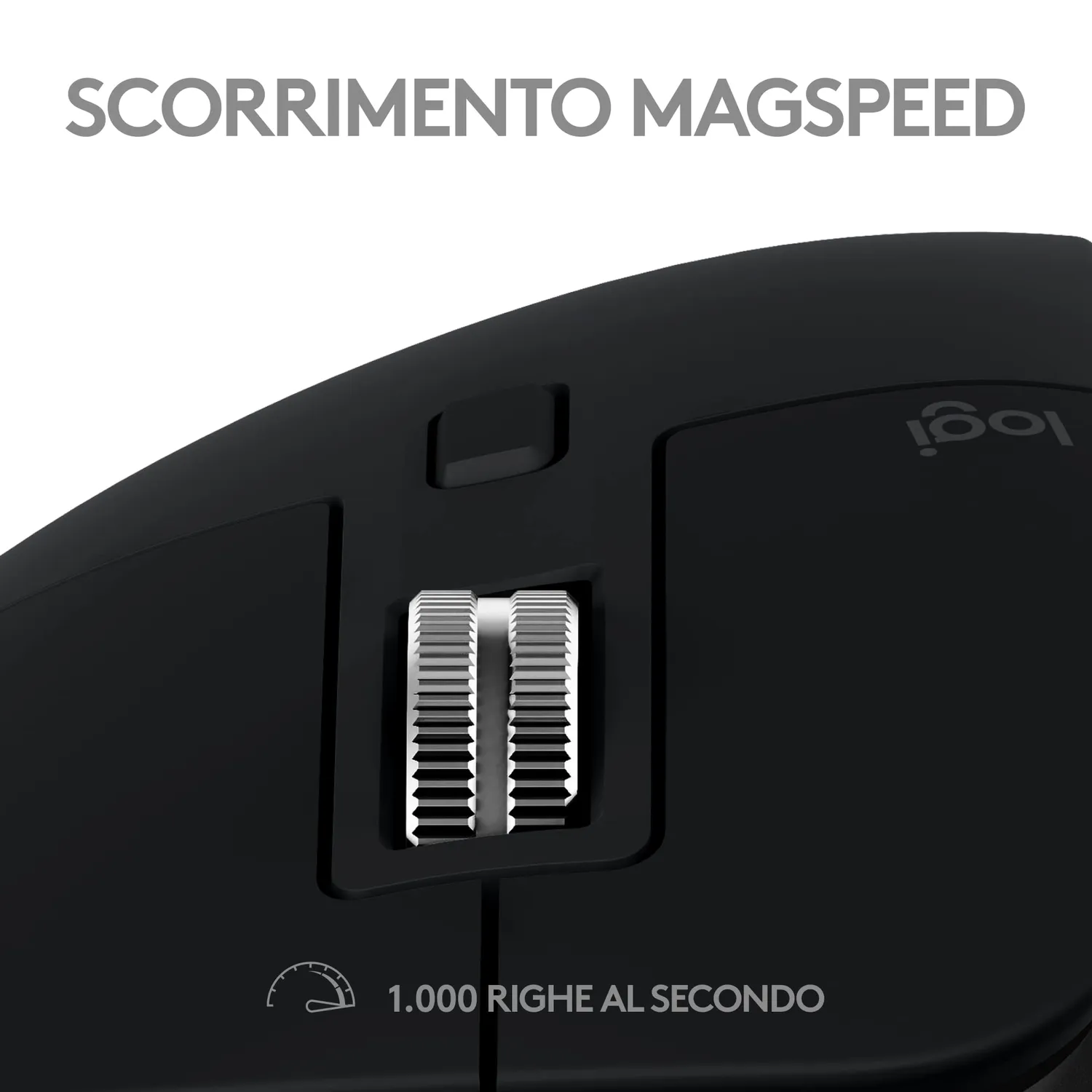 Logitech MX Master 3S per Mac mouse Space Grey 8K