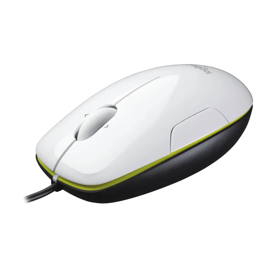 Logitech M150 mouse con filo bianco laser