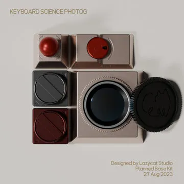 CoffeeKeys PhotoG R2 keycap set completo Cherry 1,6mm