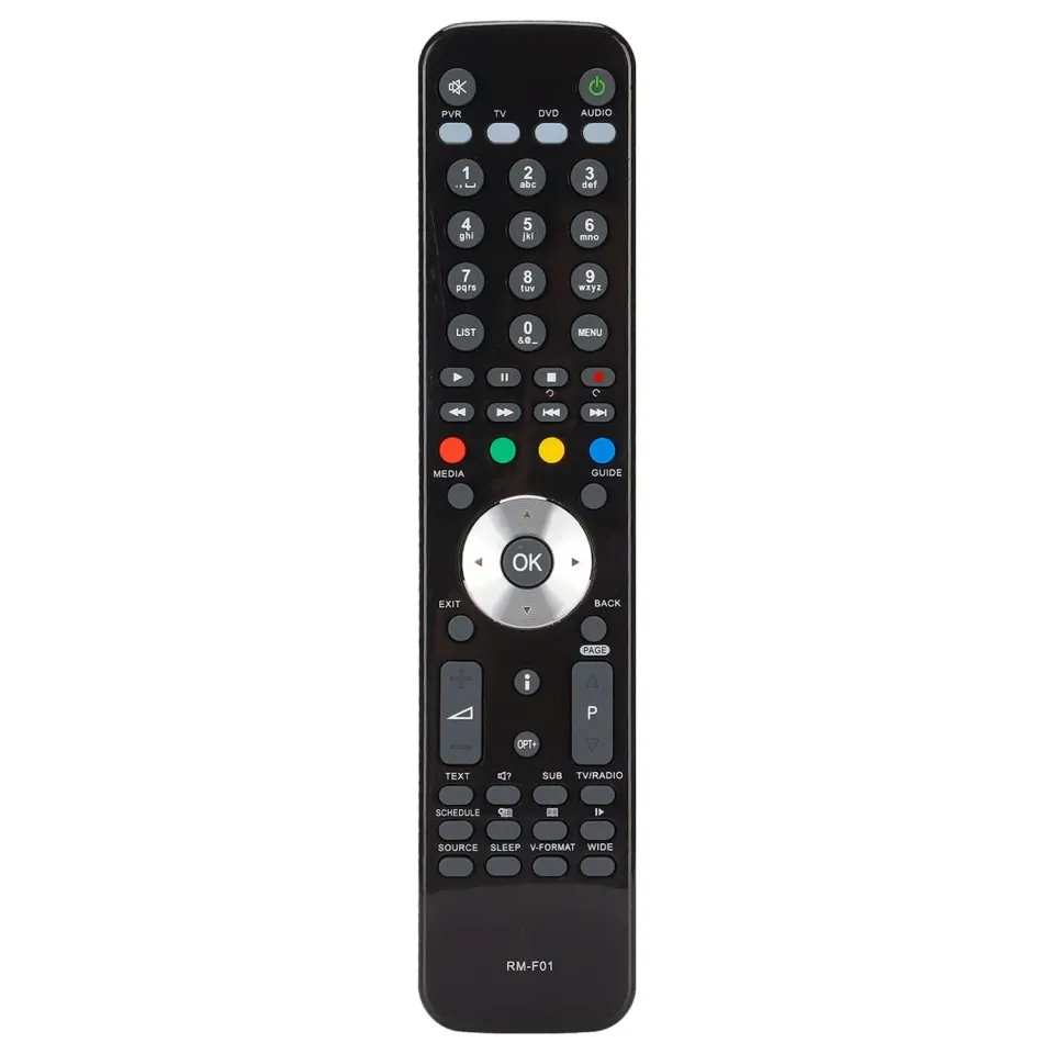 Zunate RM-F01 Telecomando Ricambio Humax Foxsat-HDR Nero