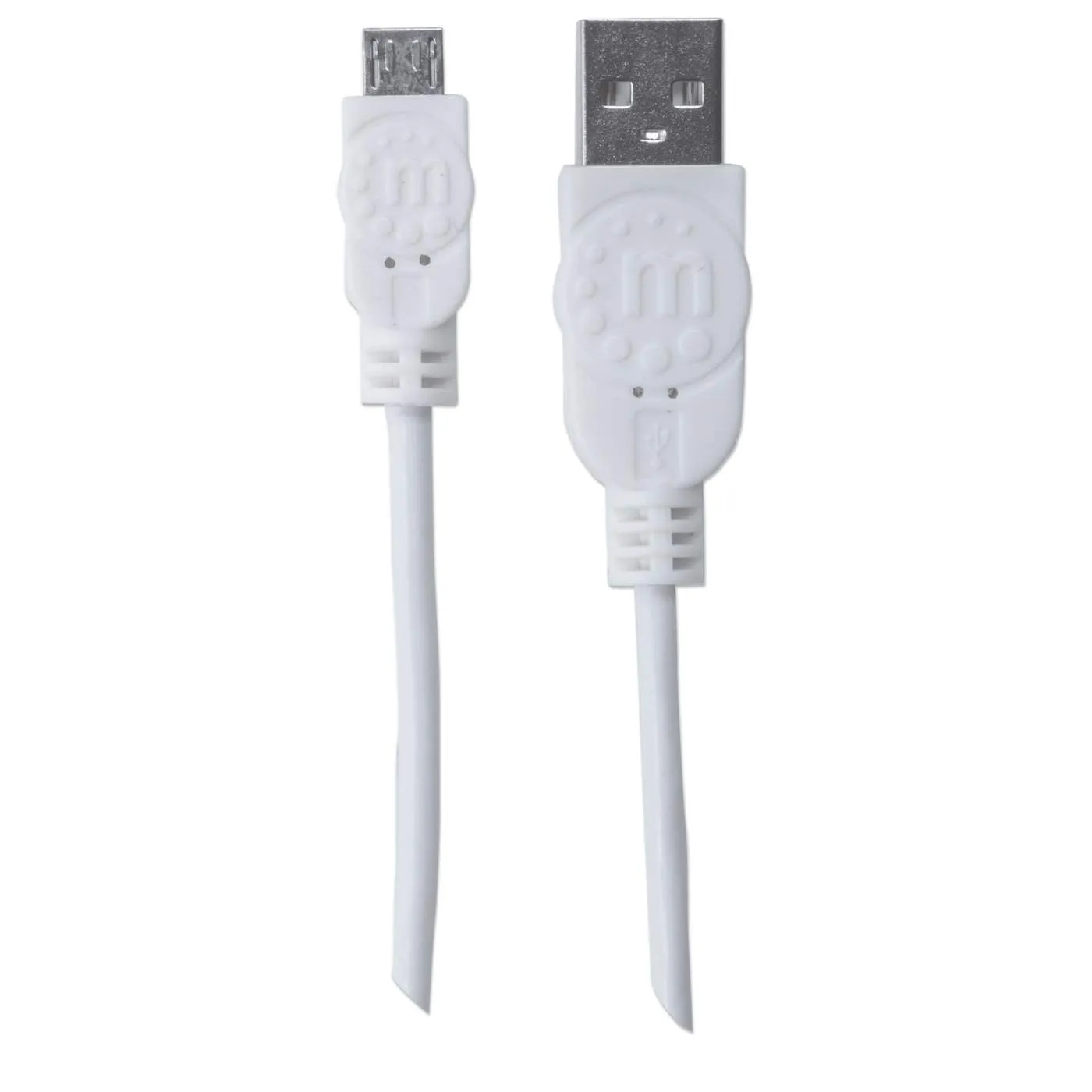 Manhattan Hi-Speed cavo USB Micro-B 1m bianco 480 Mbps