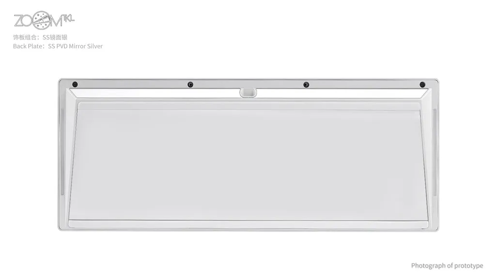 Meletrix Zoom TKL backplate posteriore extra