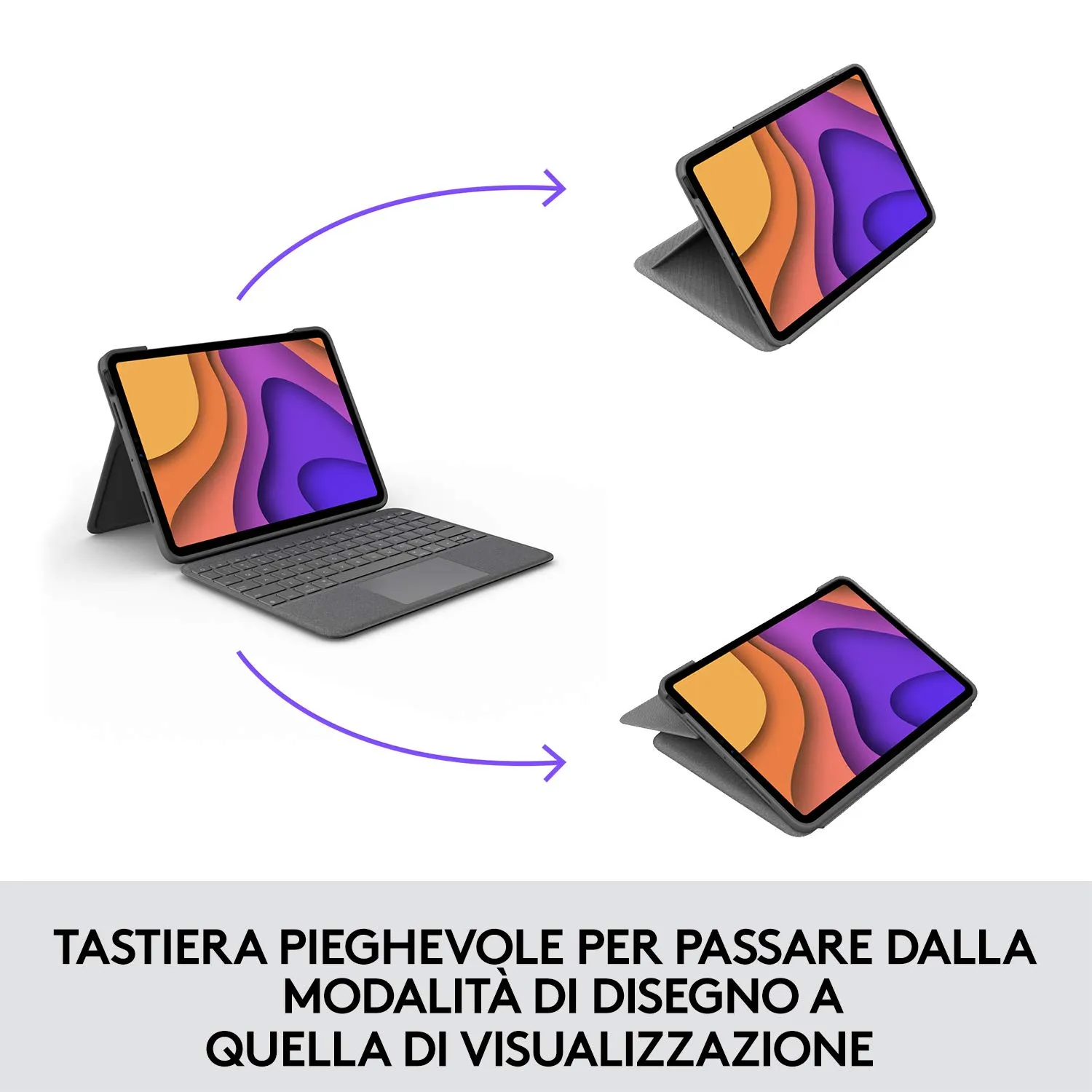 Logitech Folio Touch custodia tastiera iPad ITA