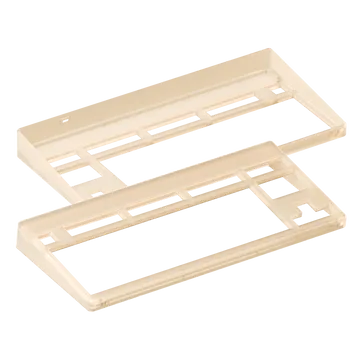 CoffeeKeys RF-8X Extra Case tastiera Top Bottom alluminio