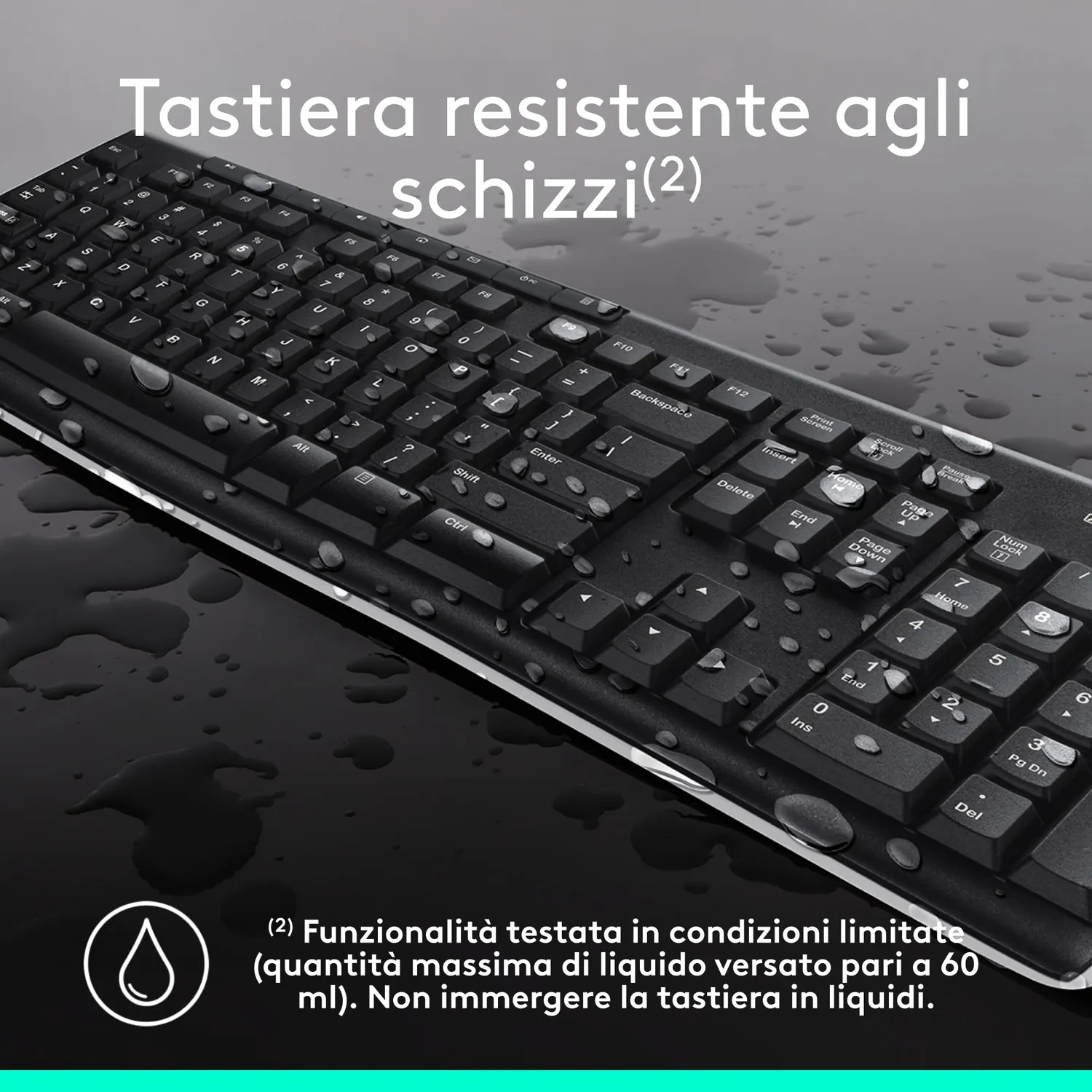 Logitech MK270 Combo Tastiera e Mouse Wireless ITA QWERTY