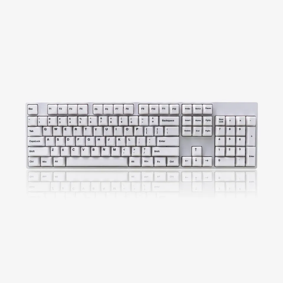 Cerakey V3 Matte White set tasti ceramica con scritte