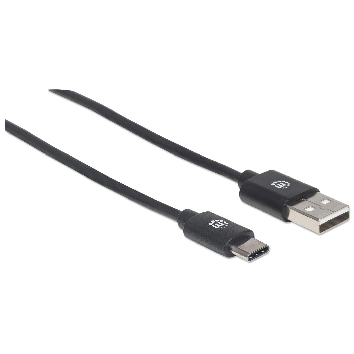 Manhattan cavo USB-A USB-C 1 m 480 Mbps 3A