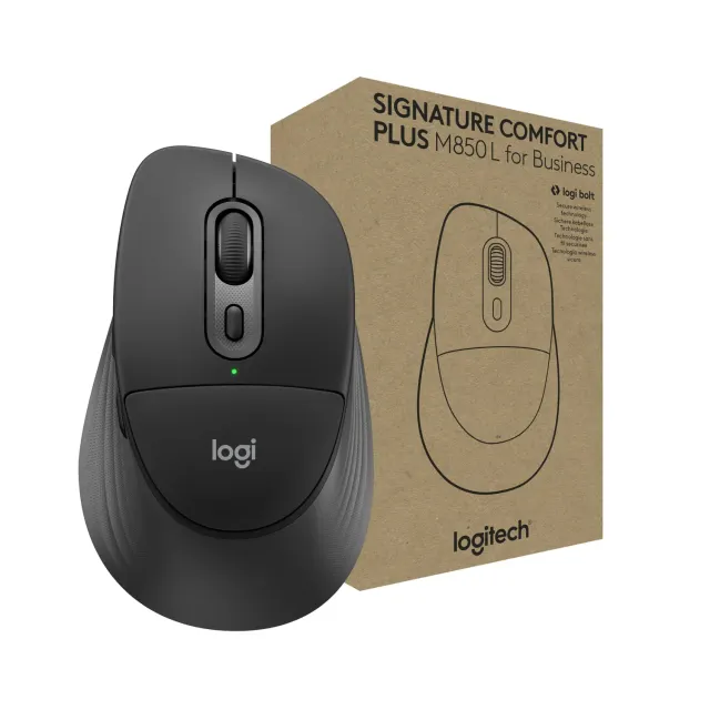 Logitech Signature Comfort Plus M850 L mouse wireless silenzioso