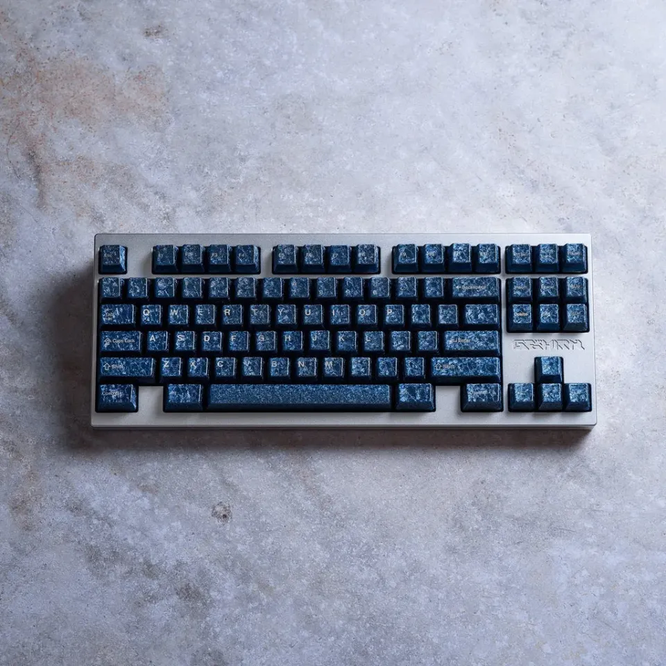 Awekeys Wild Ice keycap metallo set completo glaciale