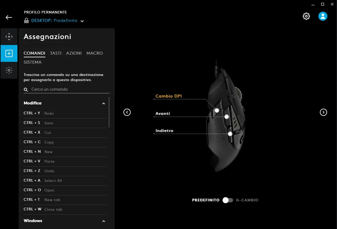 Logitech G502 HERO mouse gaming cablato 25600 DPI