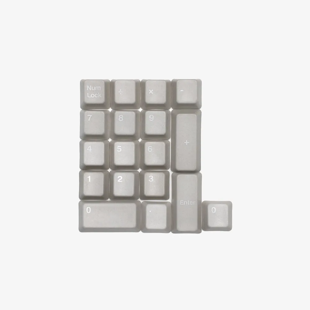 Cerakey C Set-Num-Matte V3 keycap ceramica tastierino nero