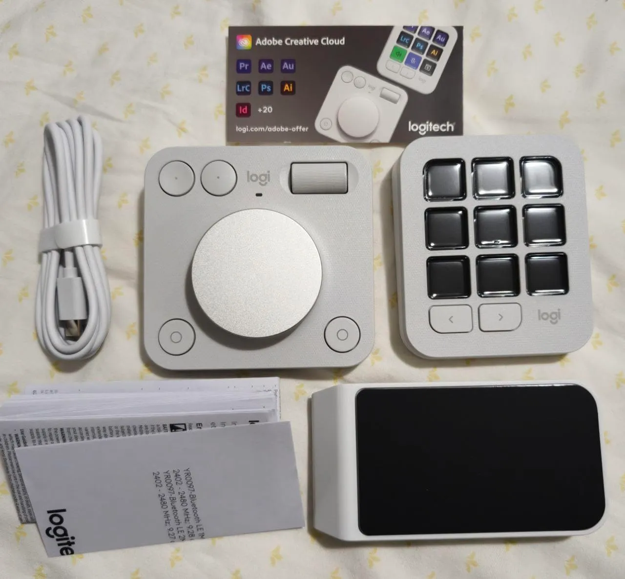 Logitech MX Creative Console keypad bianco programmabile