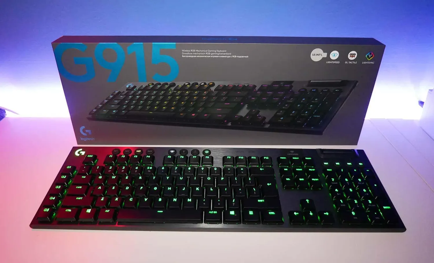 Logitech G G915 Tastiera Gaming Wireless GL Tactile
