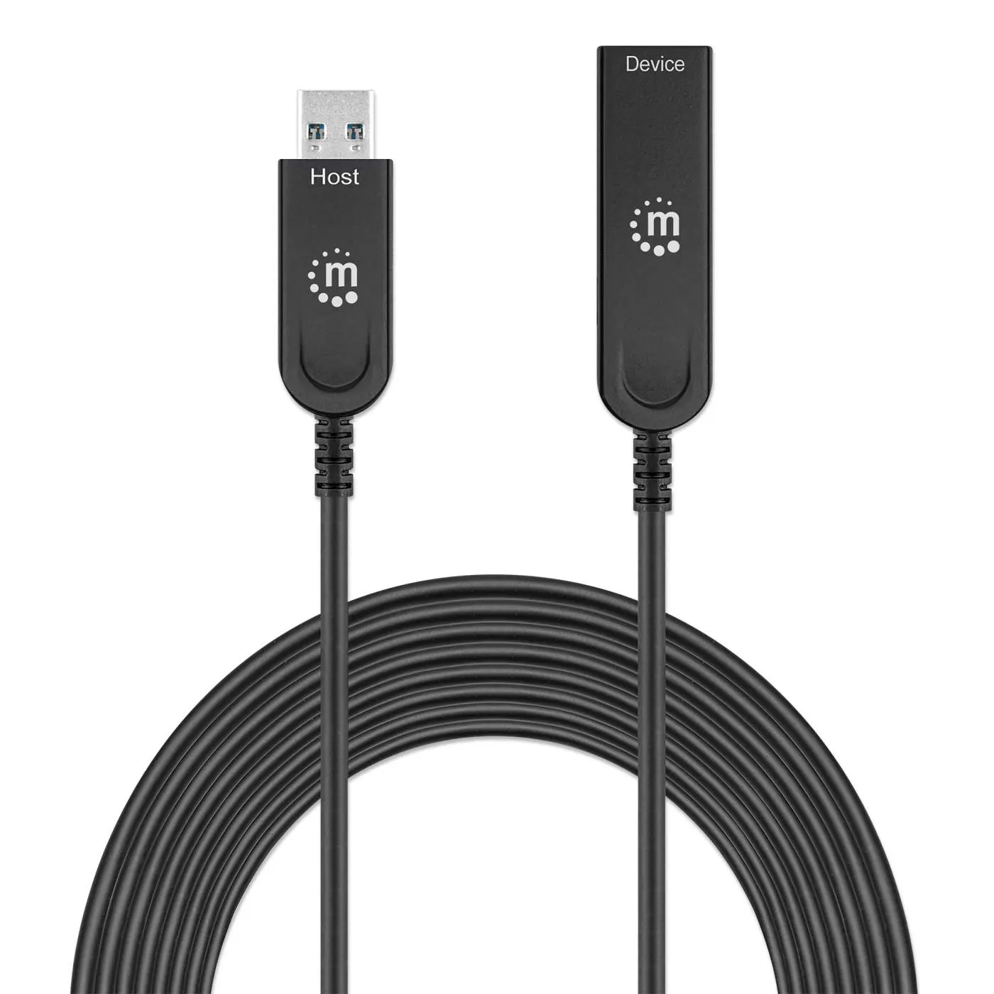 Manhattan Cavo USB Ottico Attivo 20m Nero 10 Gbps