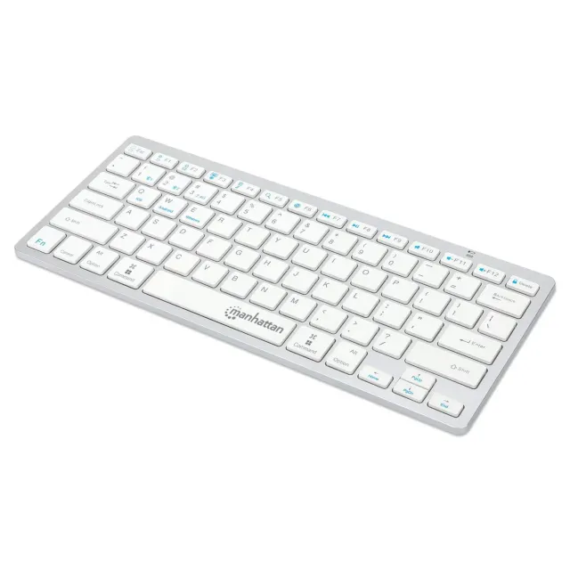 Manhattan Dual-Mode tastiera wireless bianca Bluetooth