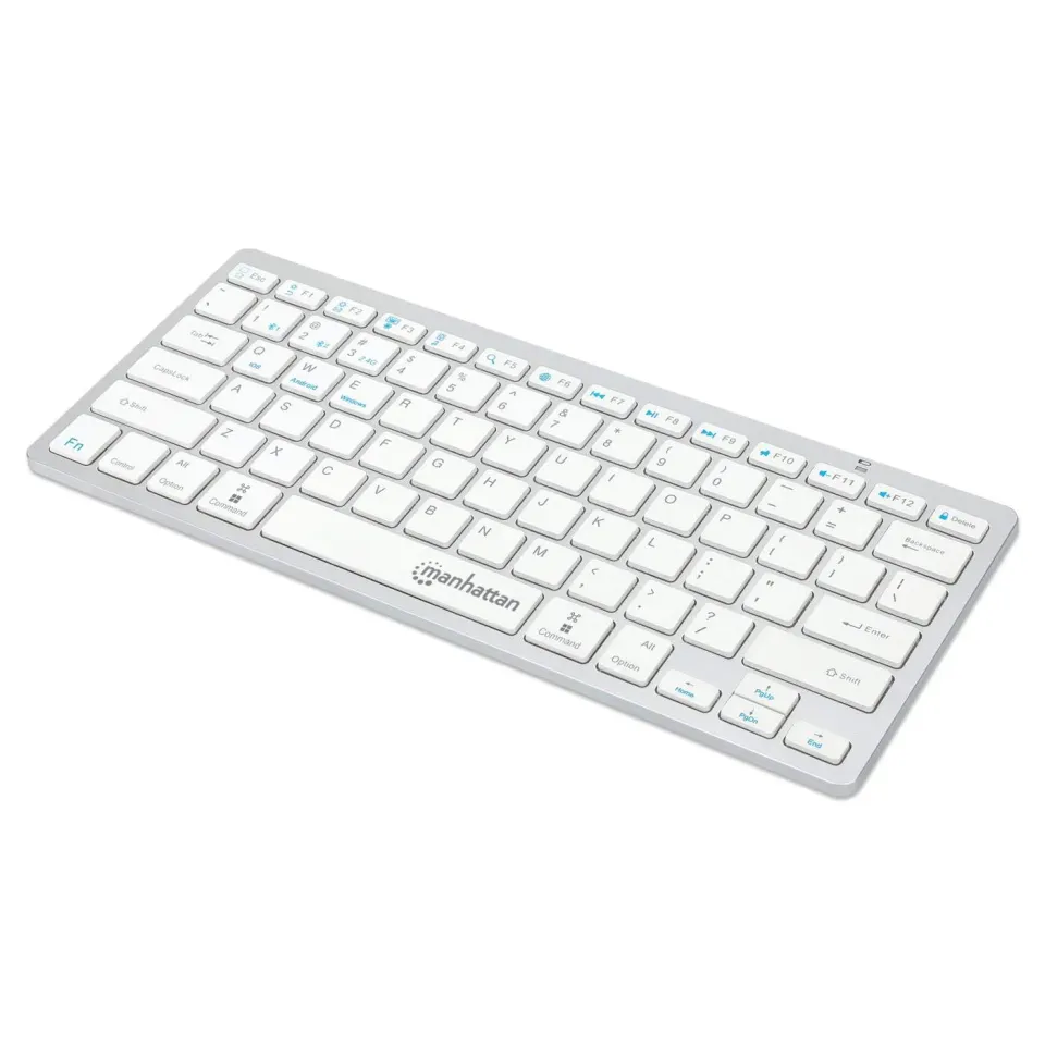 Manhattan Dual-Mode tastiera wireless bianca Bluetooth