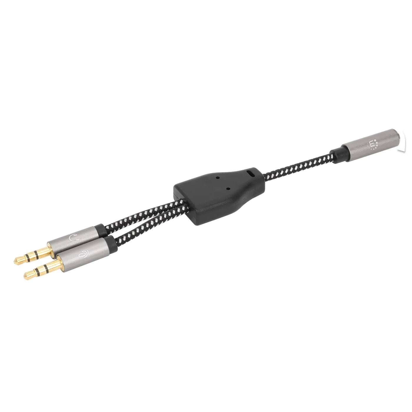 Manhattan cavo adattatore cuffie jack 3,5mm Y microfono