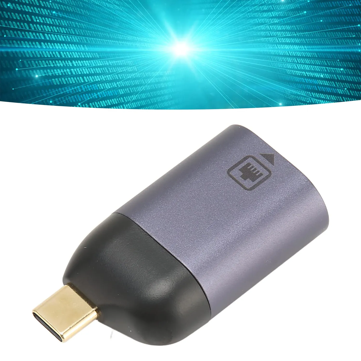 Zunate Adattatore USB-C Ethernet gigabit alluminio