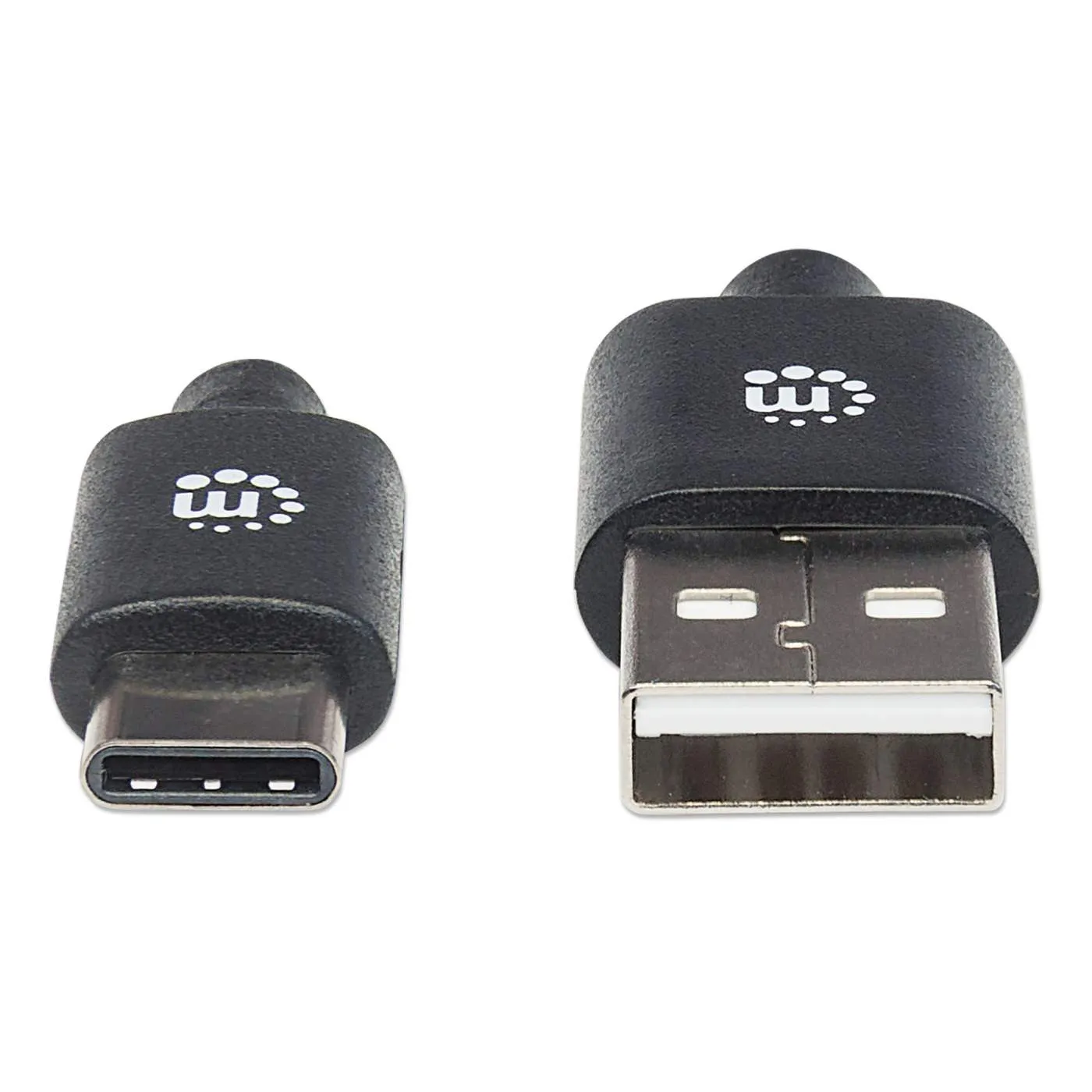 Manhattan cavo USB-A USB-C 1 m 480 Mbps 3A