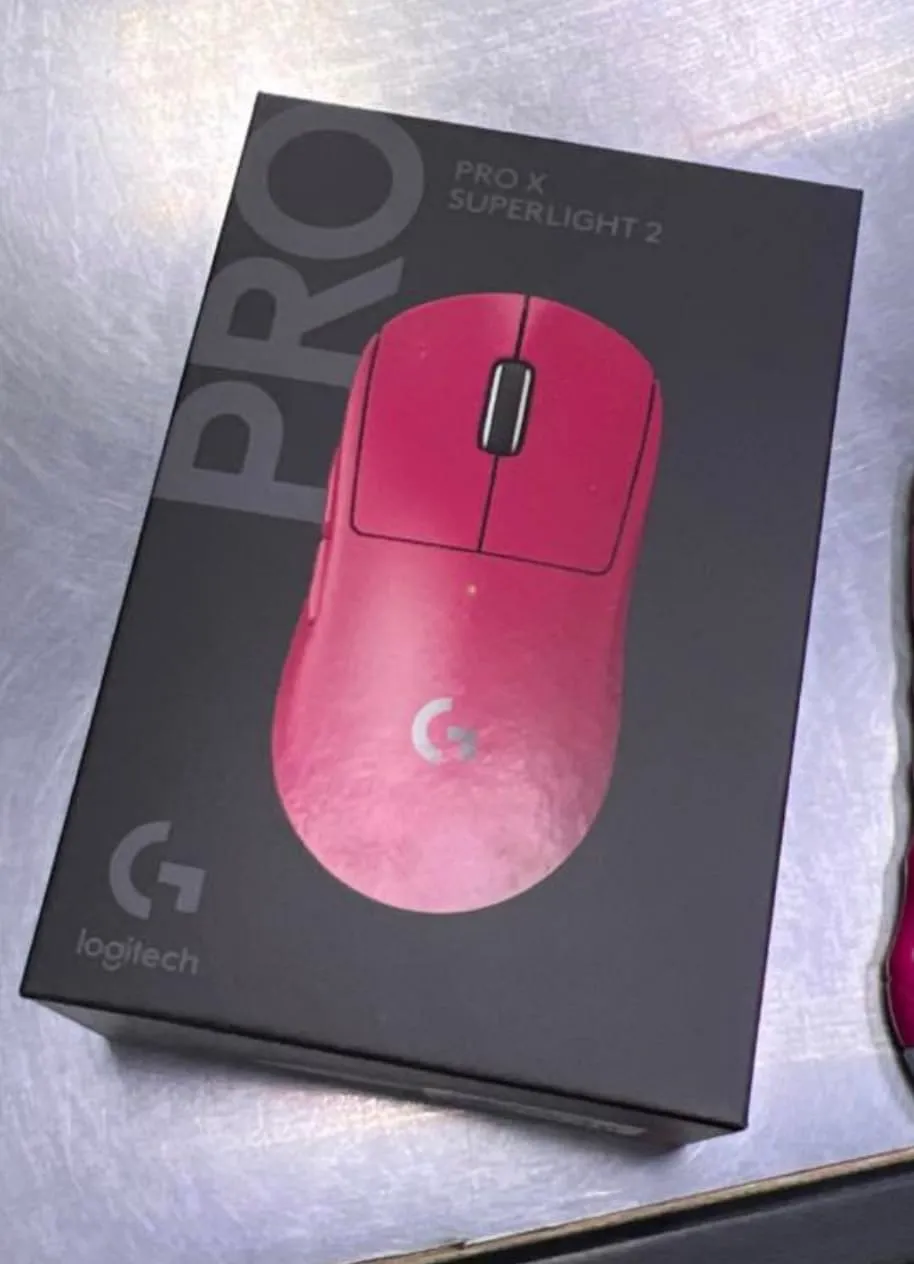 Logitech G Pro X Superlight 2 mouse gaming magenta 8K