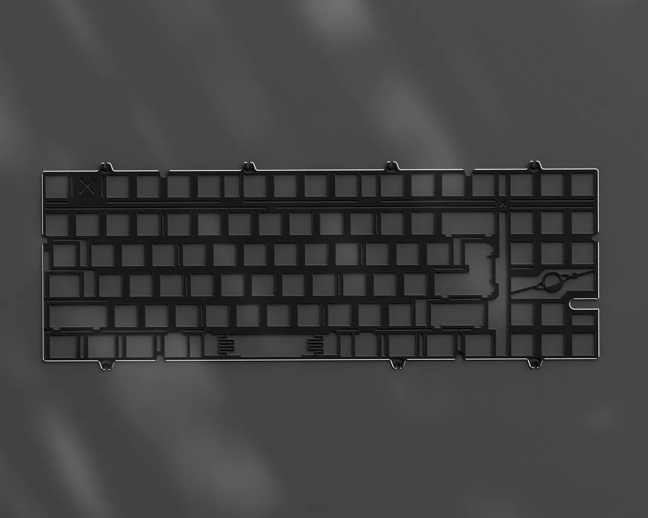 CoffeeKeys Neo80 CU Plate PP tastiera piastra PP