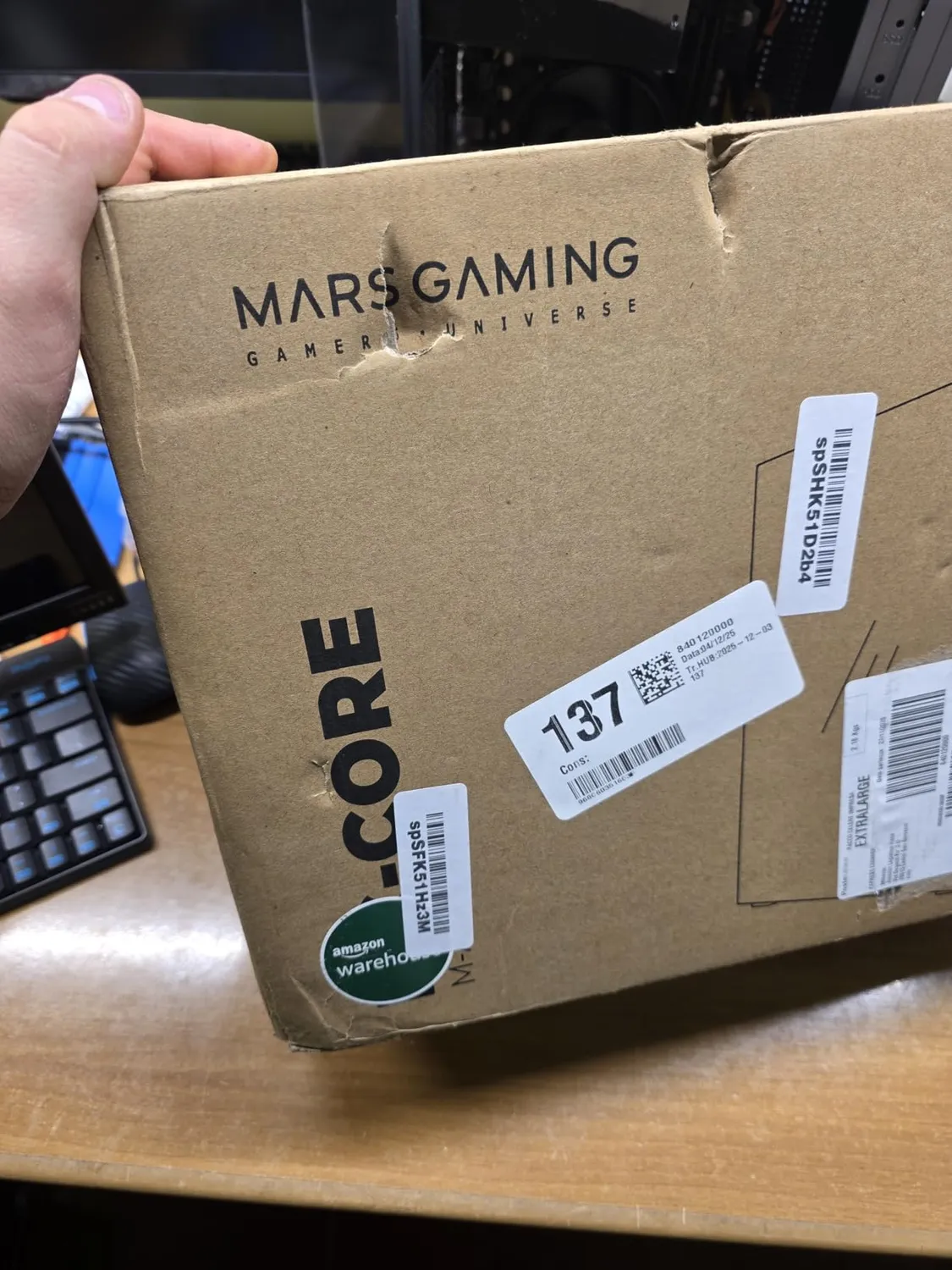 Mars Gaming MC-1000 case MicroATX mini tower nero mesh
