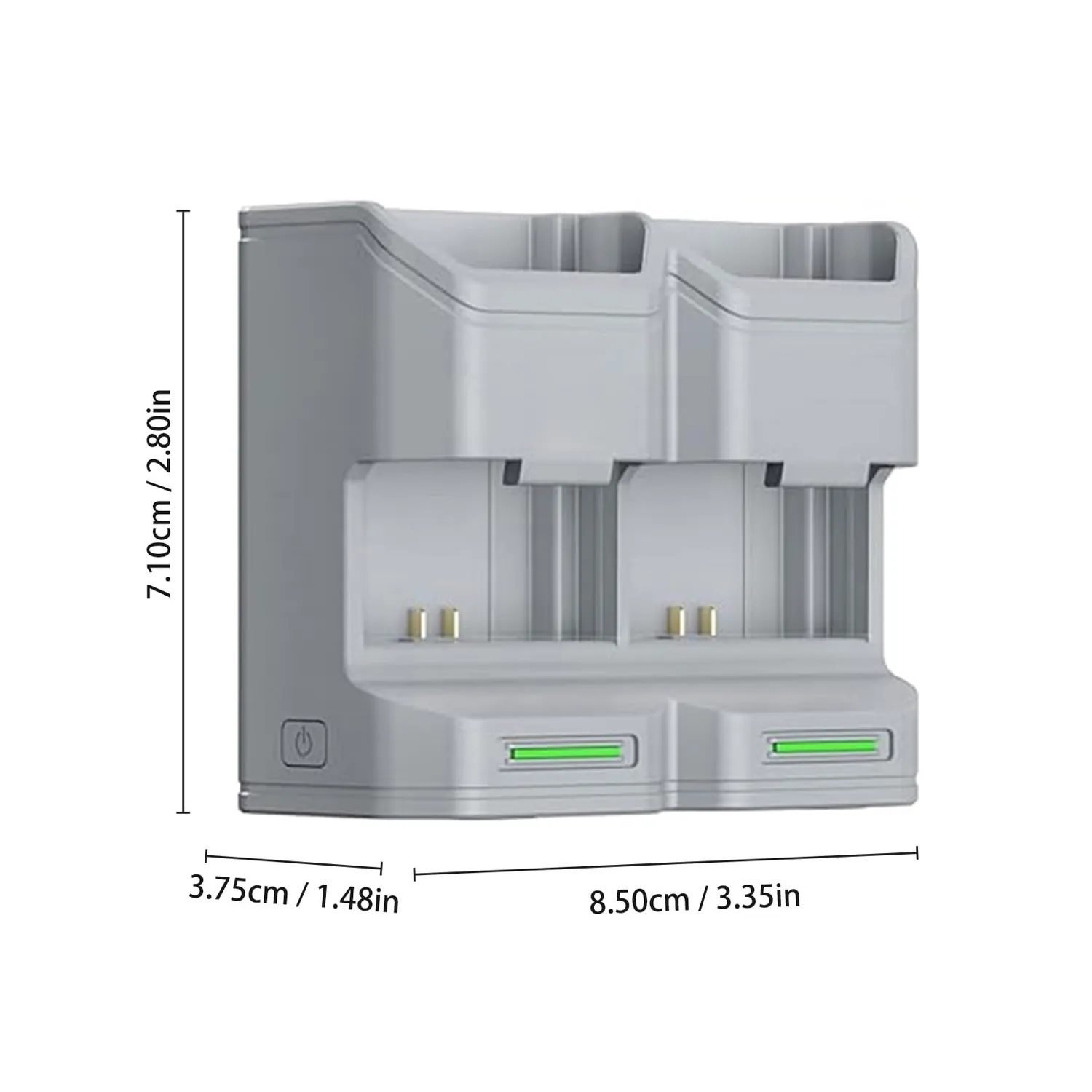 Zunate caricabatterie doppio NP-FZ100 USB-C PD 27W + slot SD