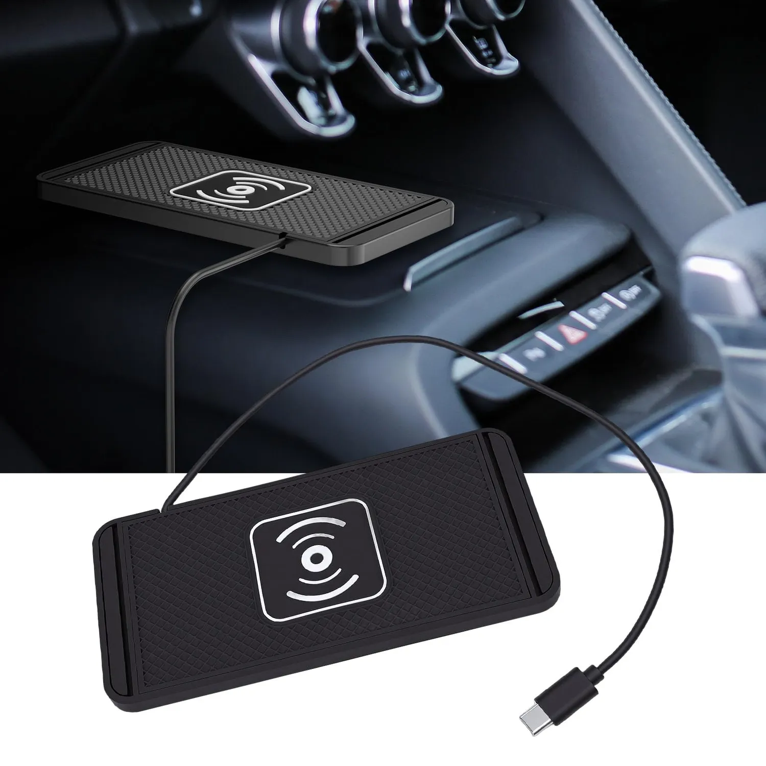 Zunate tappetino ricarica wireless auto 20W magnetico