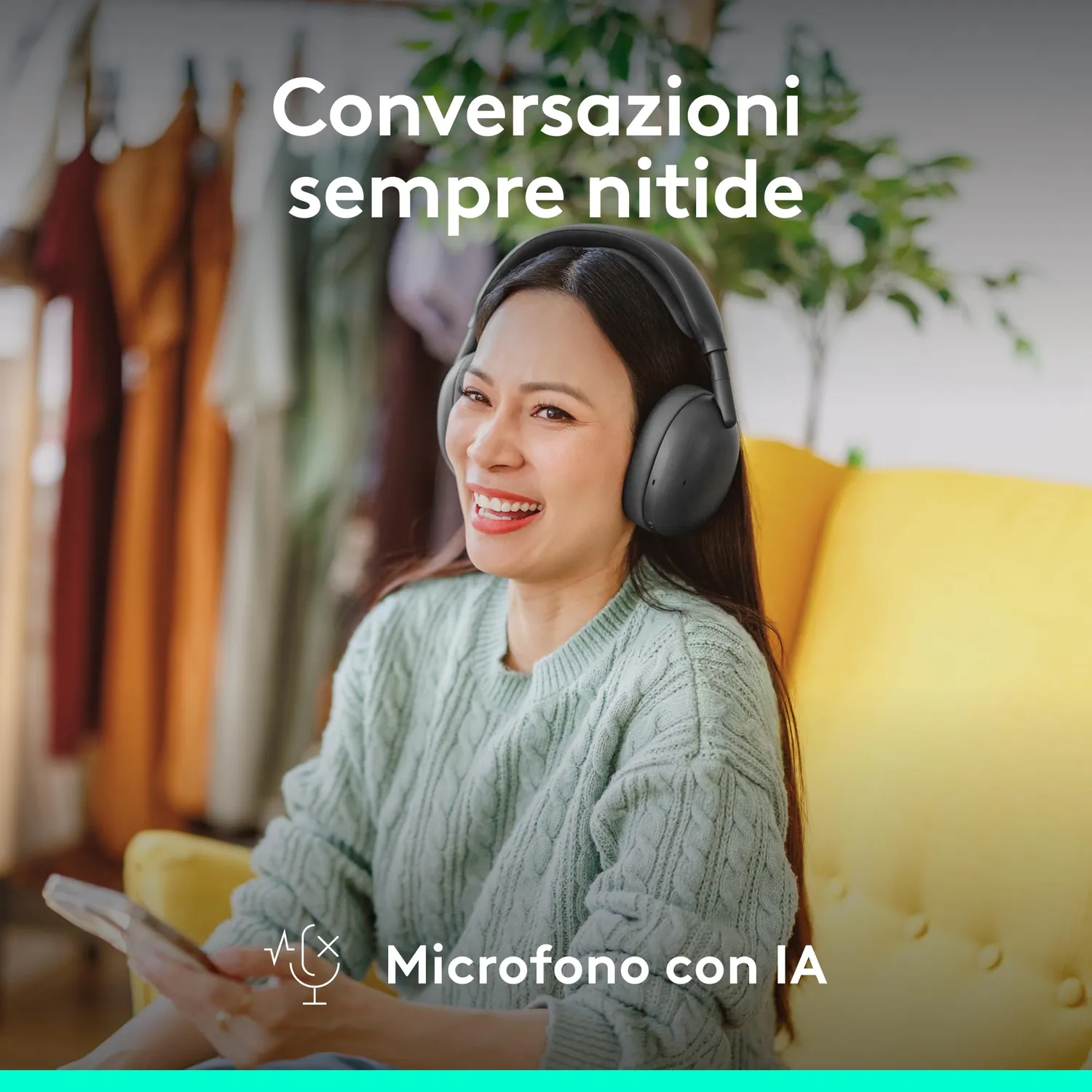 Logitech Zone Vibe Pro cuffie over-ear Grafite ANC 40 mm