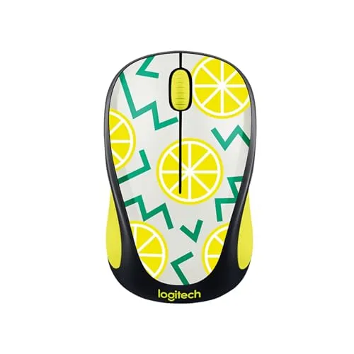 Logitech M238 mouse wireless lemon party collection