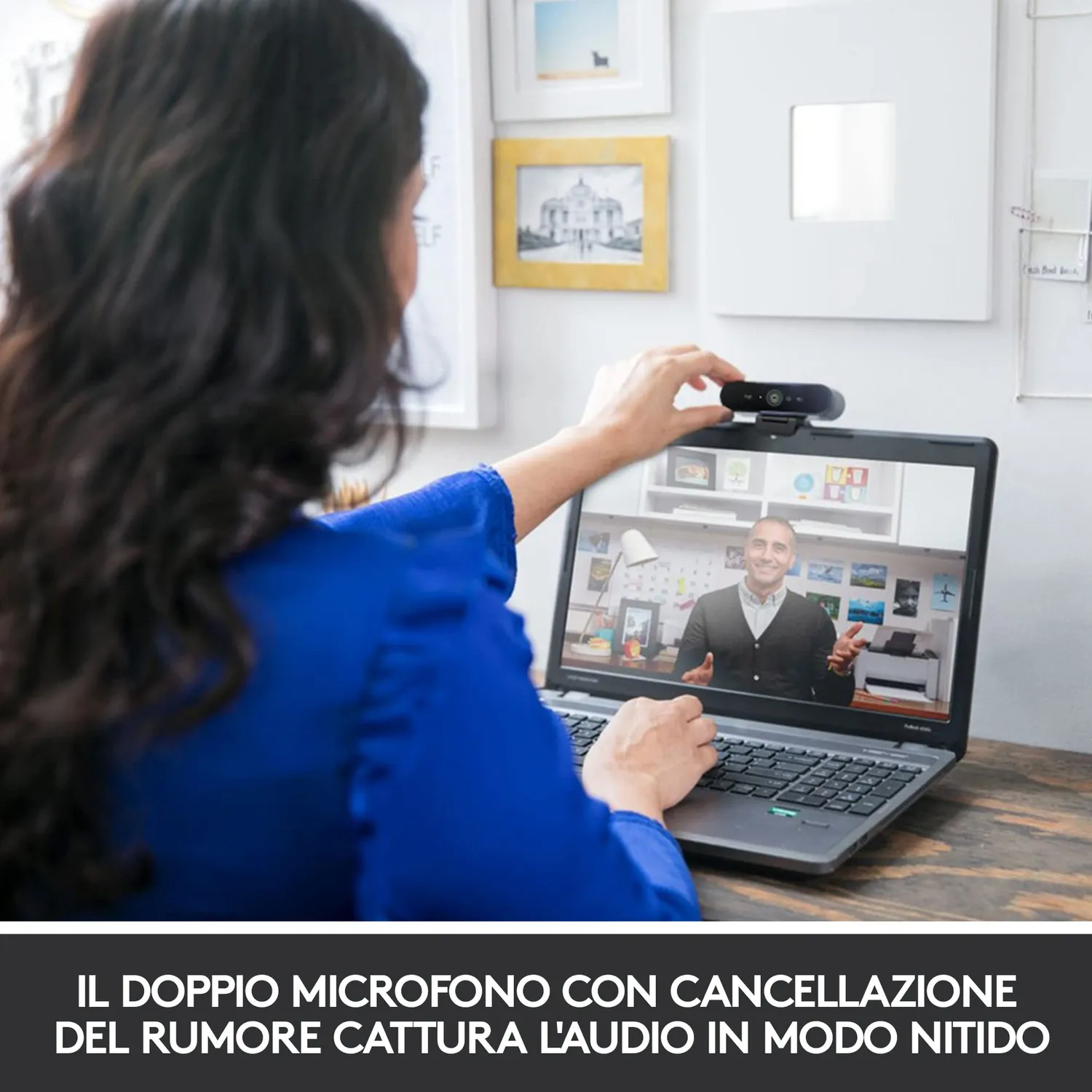 Logitech Brio webcam 4K Ultra HD HDR con infrarossi