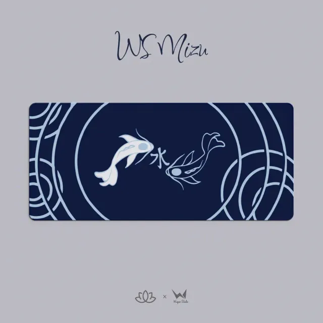 WS Koi Deskmat tappetino Medium antiscivolo Koi
