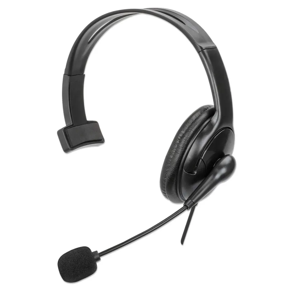 Manhattan Mono USB cuffia monoaurale USB con microfono